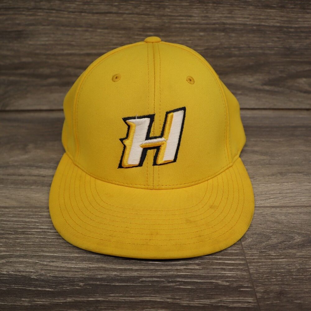 Richardson Pts 20 Hat Teen Small Medium Hitmen #6 Yellow Flex Fit Performance
